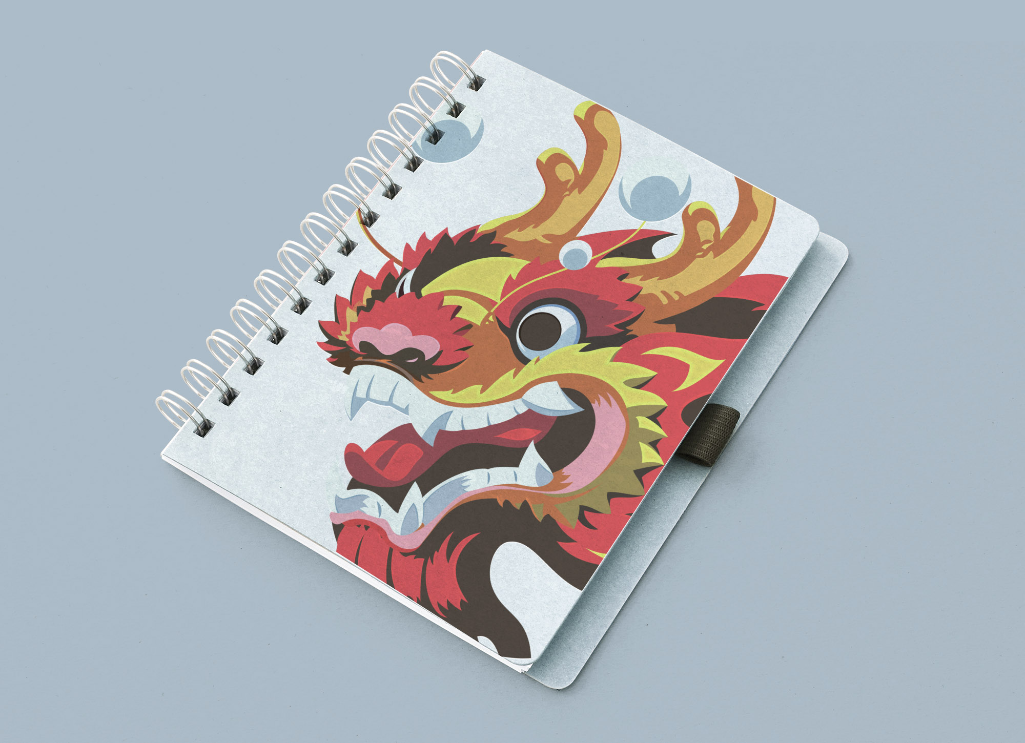 Notebook Dragons Head