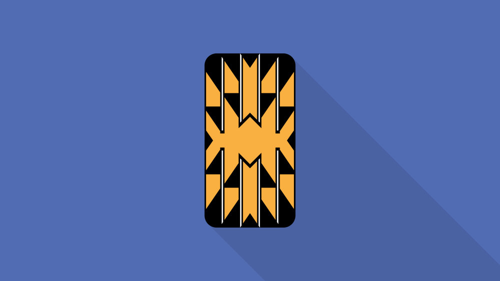 3D Art Deco phone cover